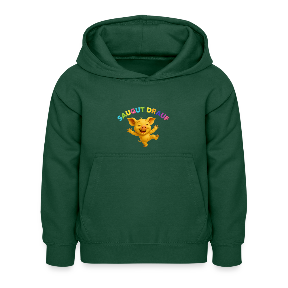 Kinder Hoodie - Flaschengrün