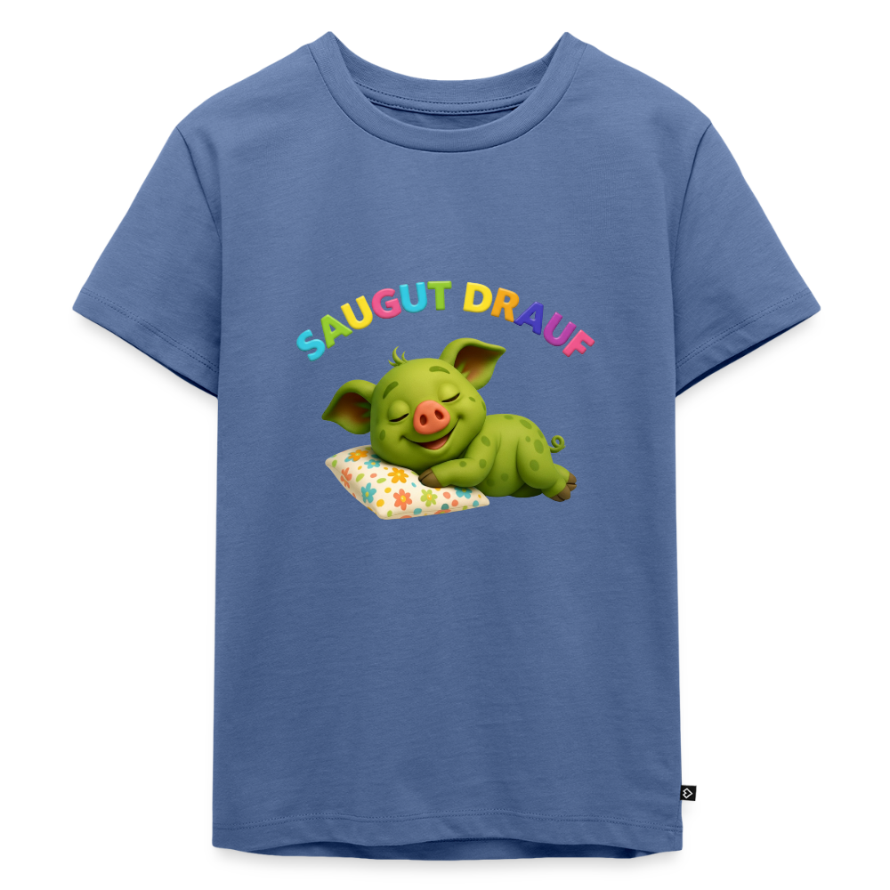 Kinder Premium T-Shirt - Taubenblau