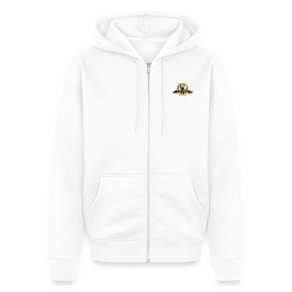 Männer Premium Kapuzenjacke - Weiß