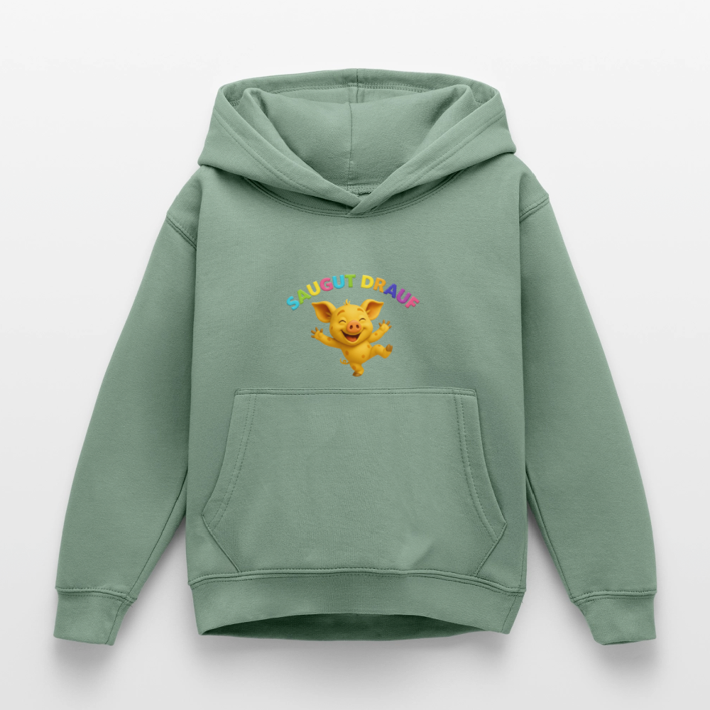 Kinder Hoodie - Graugrün