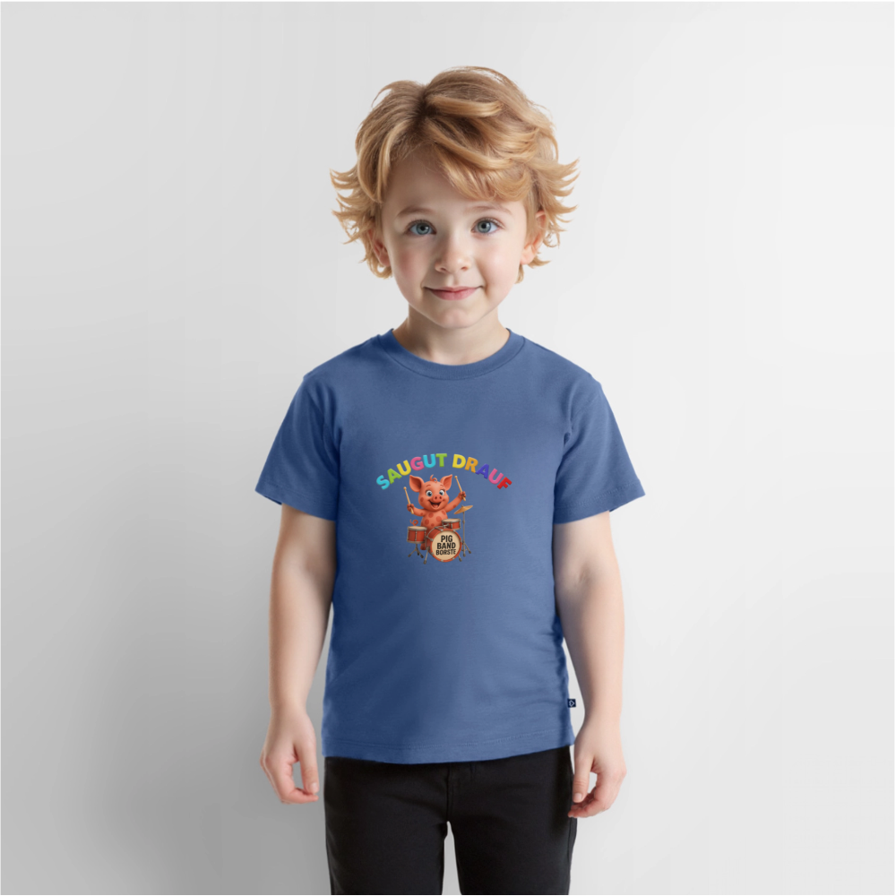 Kinder Premium T-Shirt - Taubenblau