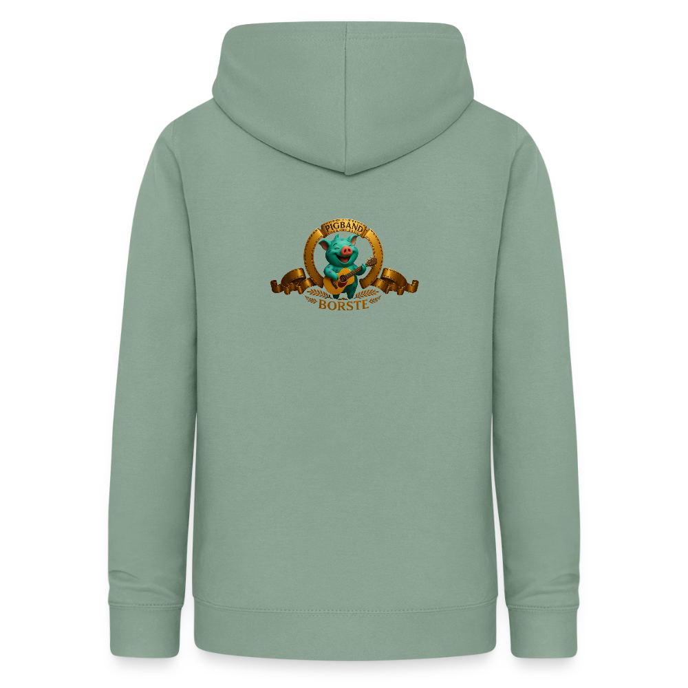 Frauen Hoodie - Graugrün