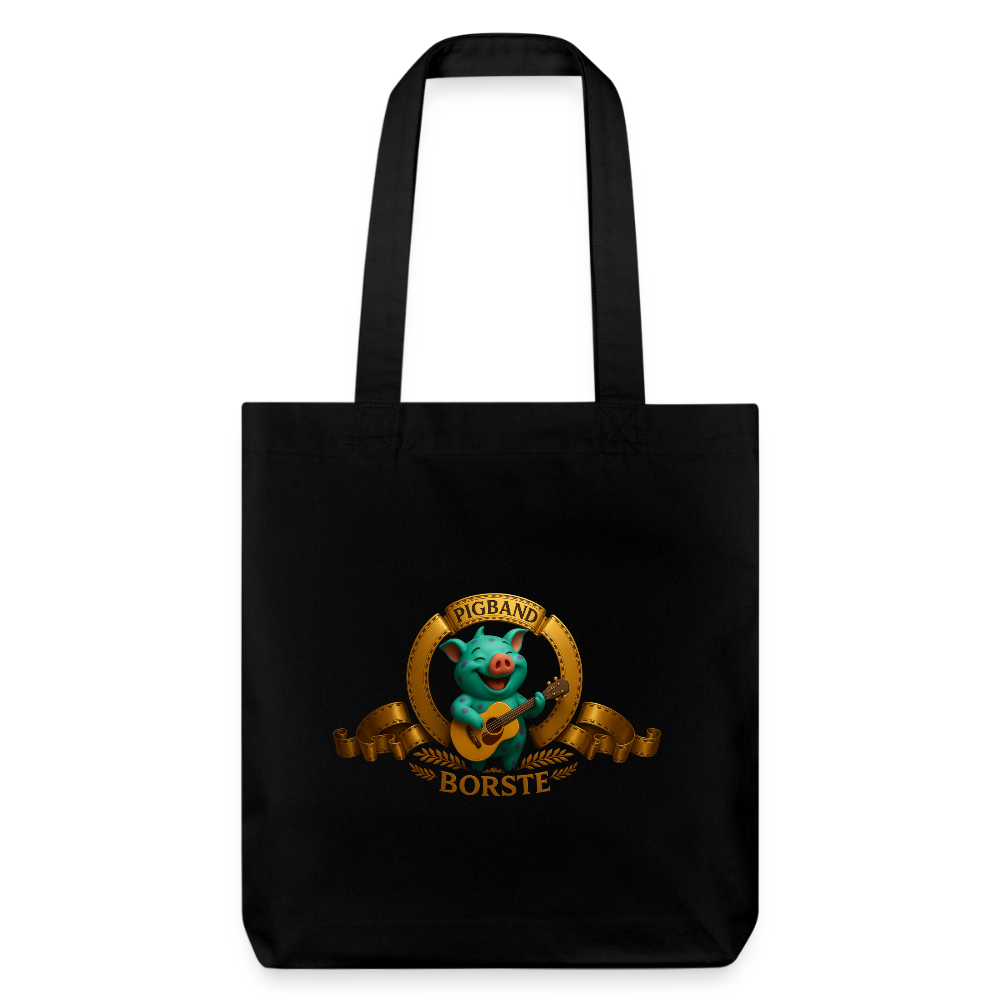 Recycelte Stoff-Tasche - Schwarz