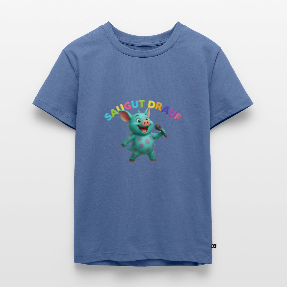 Kinder Premium T-Shirt - Taubenblau