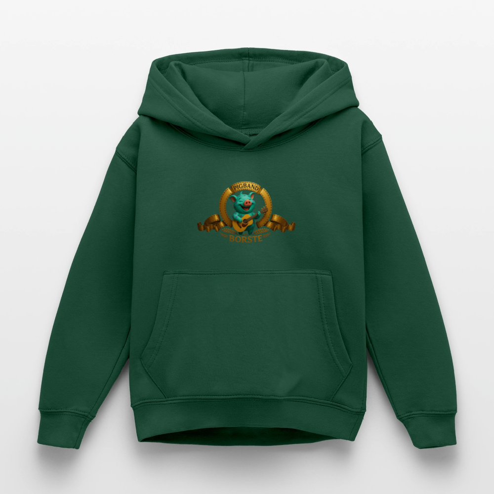Kinder Hoodie - Flaschengrün