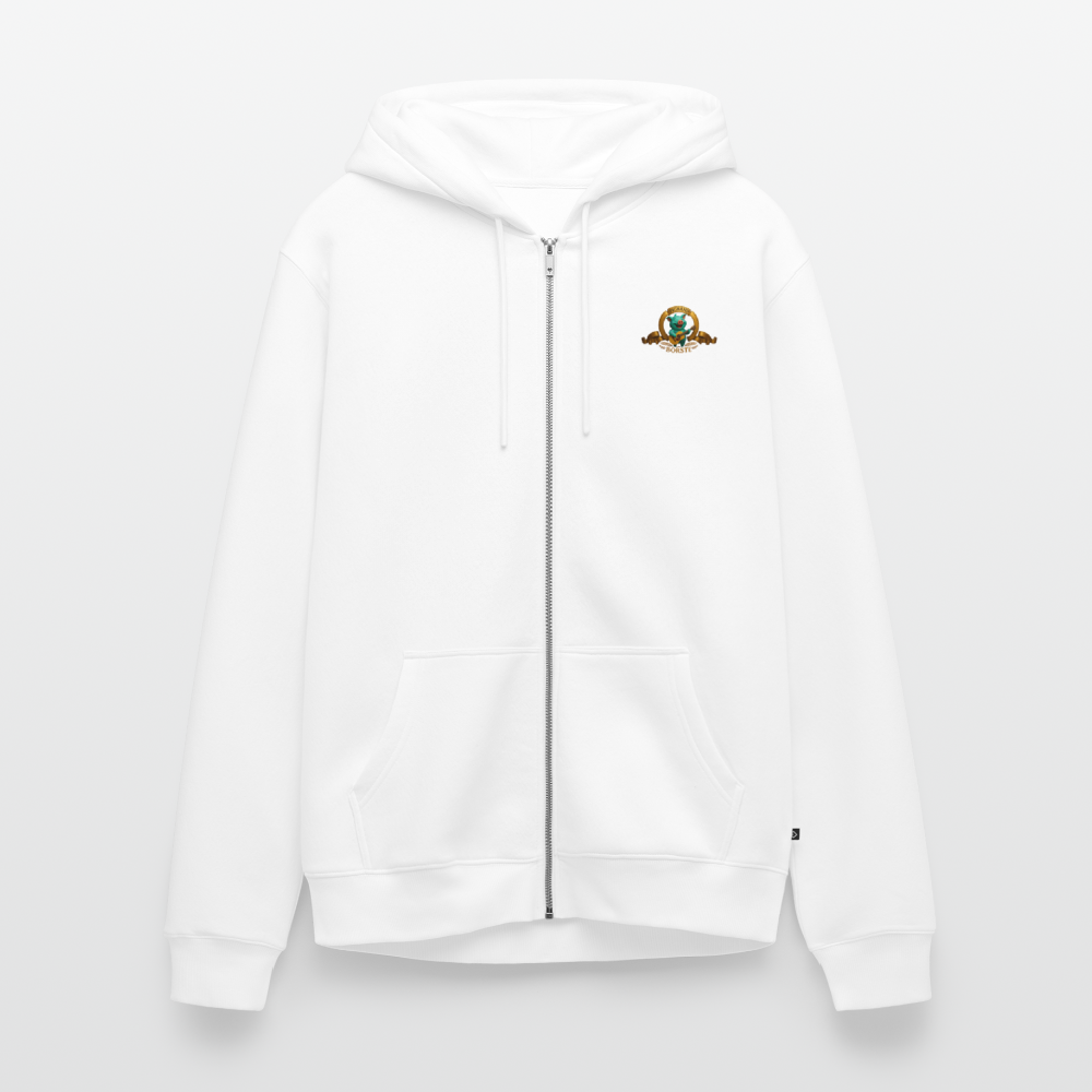 Männer Premium Kapuzenjacke - Weiß