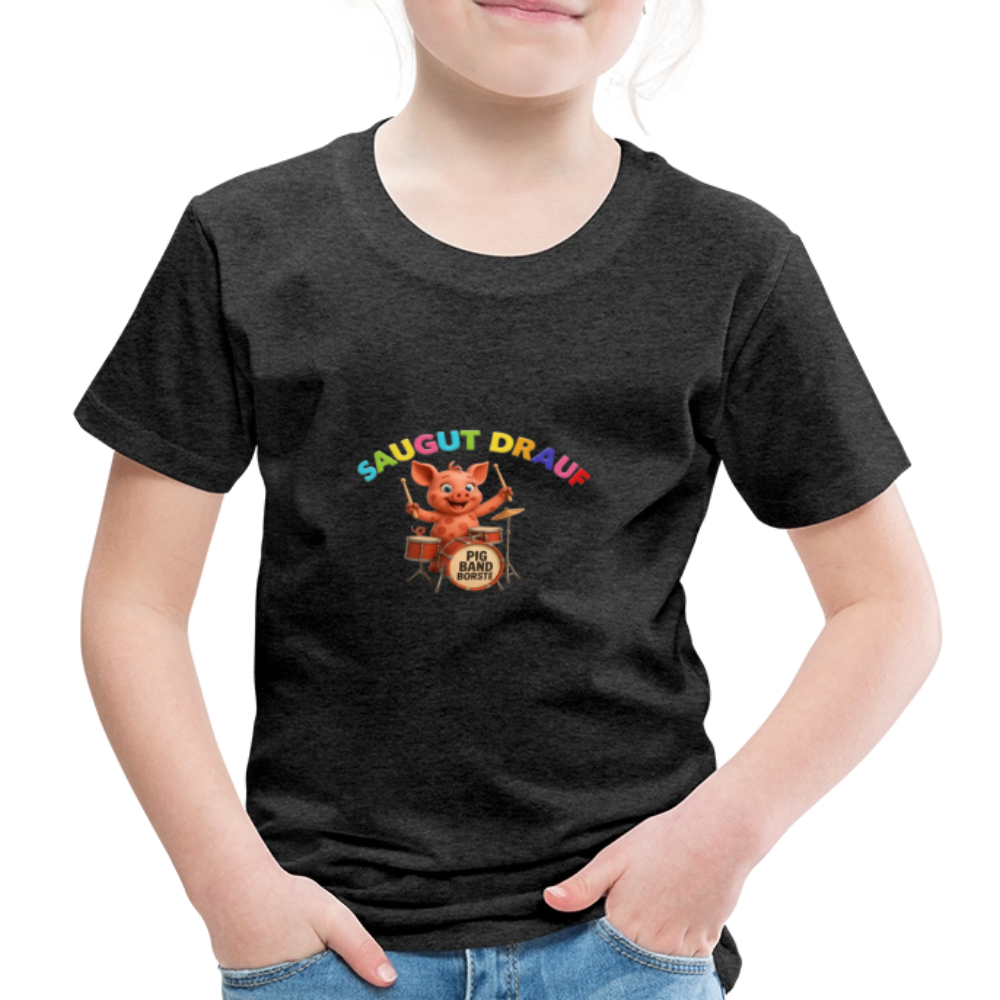 Kinder Premium T-Shirt - Anthrazit