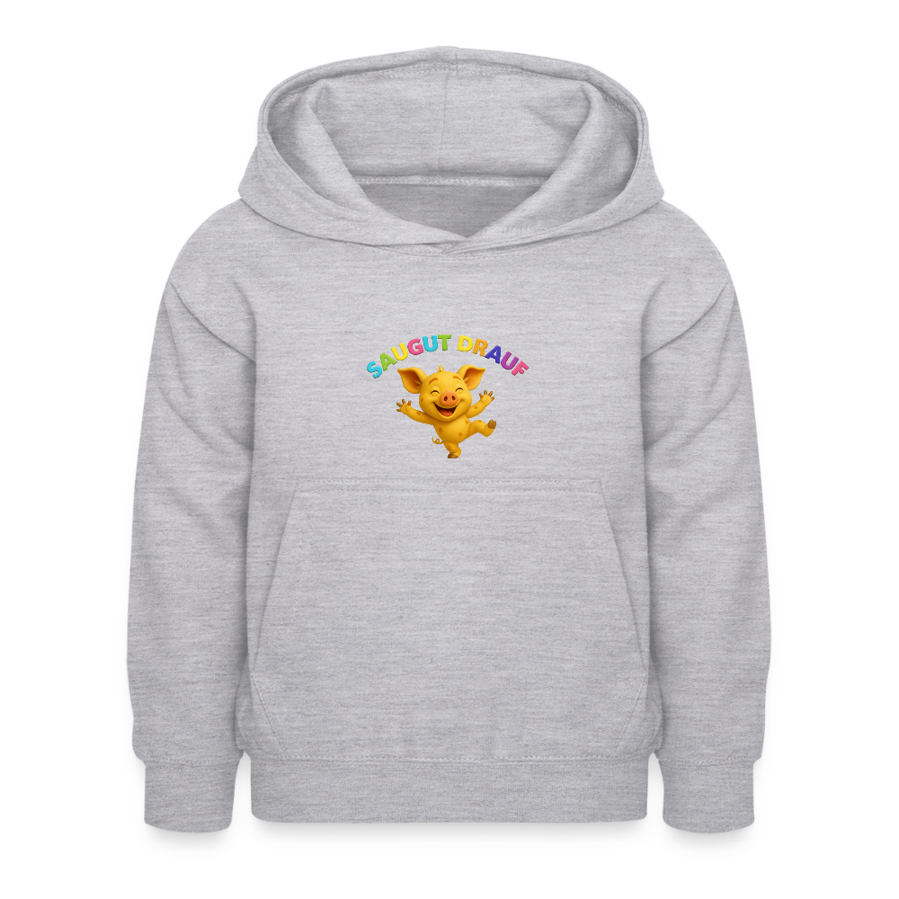 Kinder Hoodie - Hellgrau meliert