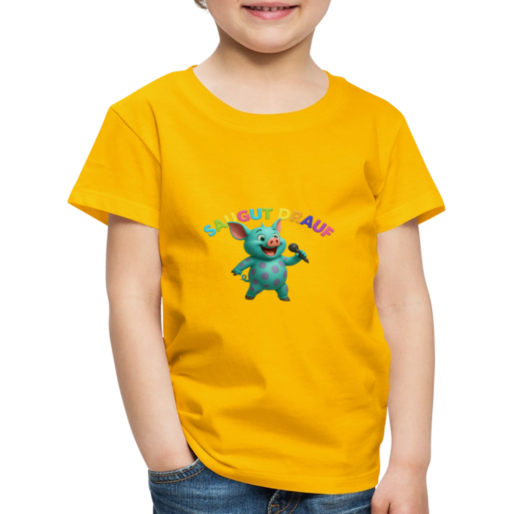 Kinder Premium T-Shirt - Sonnengelb