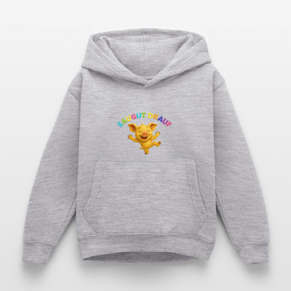 Kinder Hoodie - Hellgrau meliert