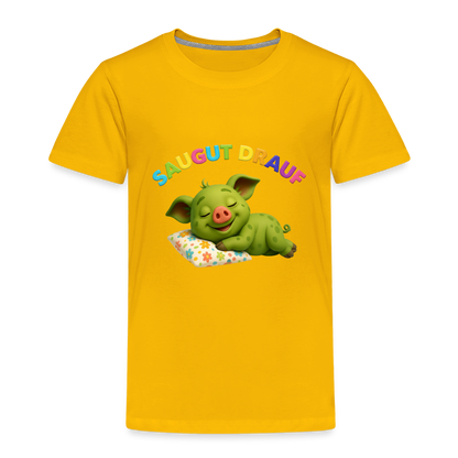 Kinder Premium T-Shirt - Sonnengelb