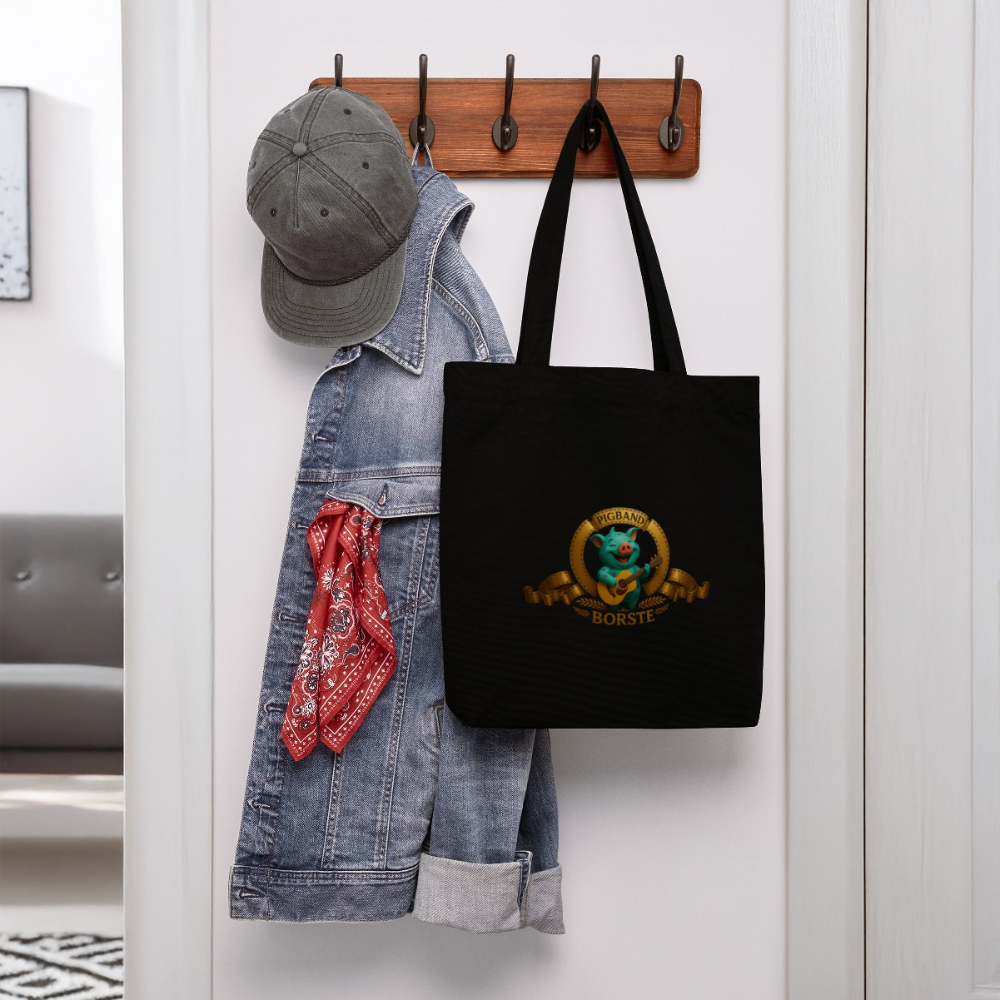 Recycelte Stoff-Tasche - Schwarz