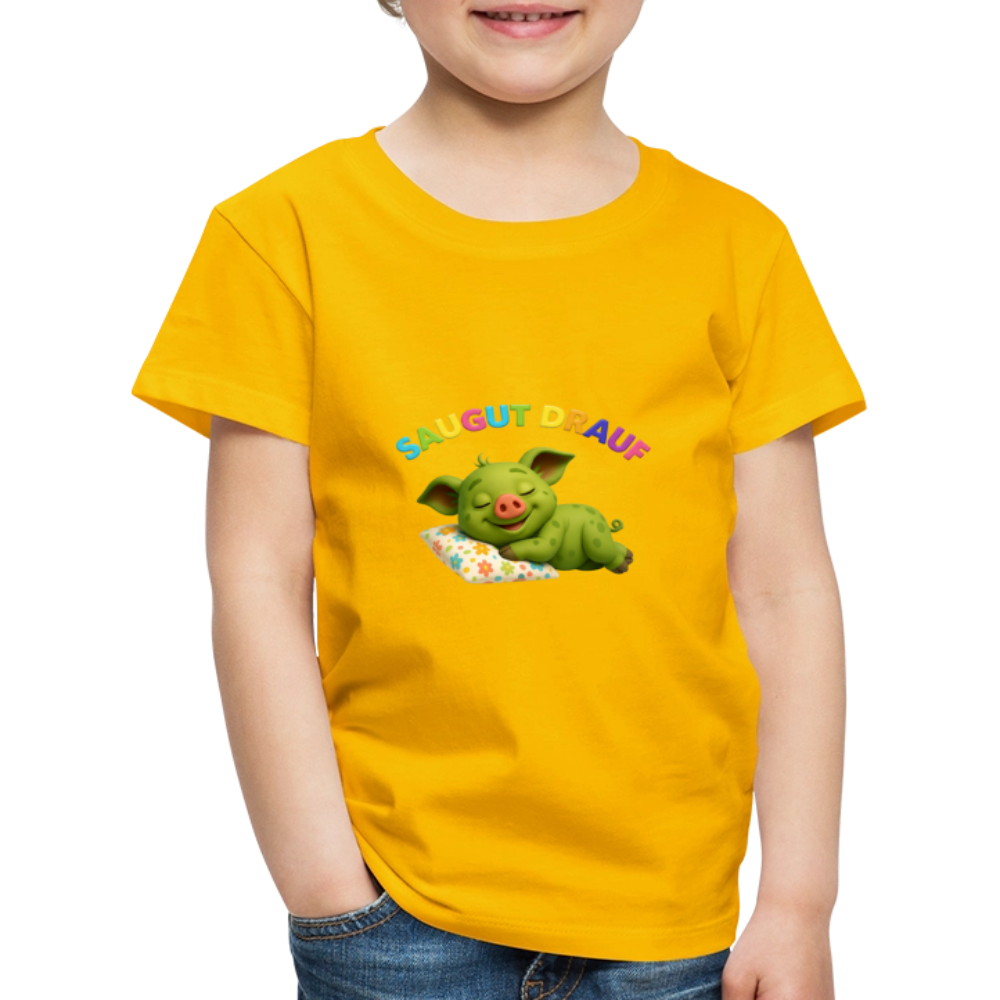 Kinder Premium T-Shirt - Sonnengelb