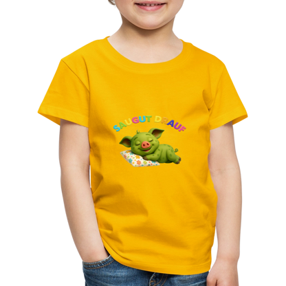 Kinder Premium T-Shirt - Sonnengelb