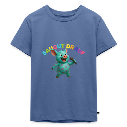 Kinder Premium T-Shirt - Taubenblau
