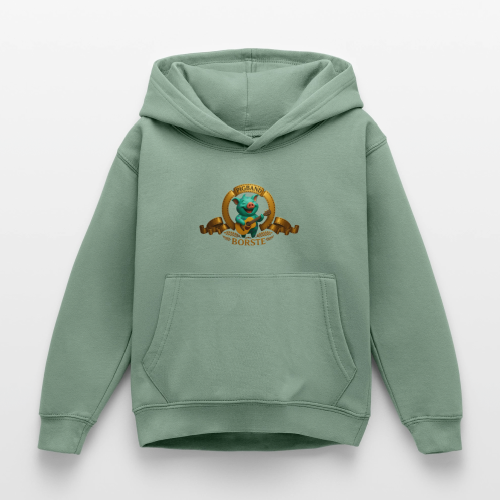 Kinder Hoodie - Graugrün