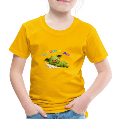 Kinder Premium T-Shirt - Sonnengelb