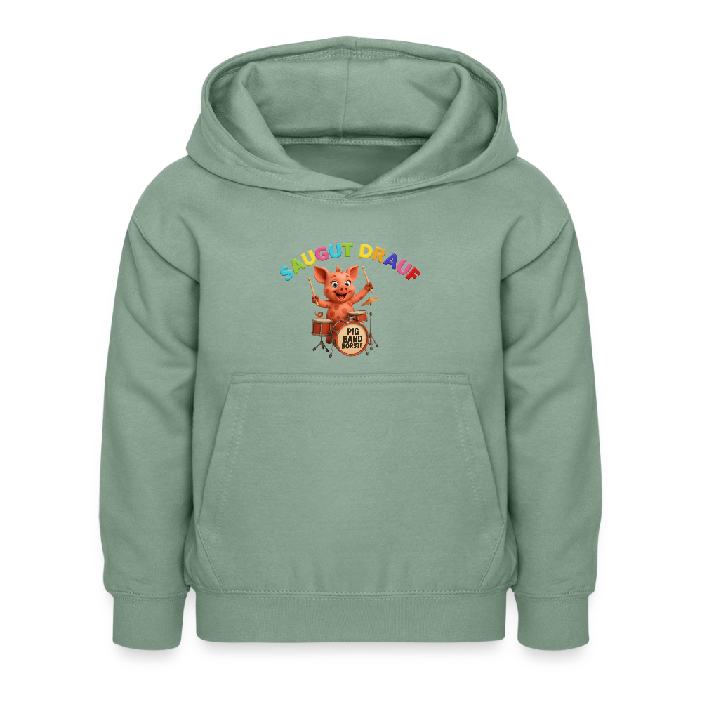Kinder Hoodie - Graugrün