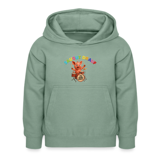 Kinder Hoodie - Graugrün