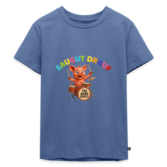 Kinder Premium T-Shirt - Taubenblau
