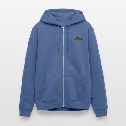 Männer Premium Kapuzenjacke - Taubenblau