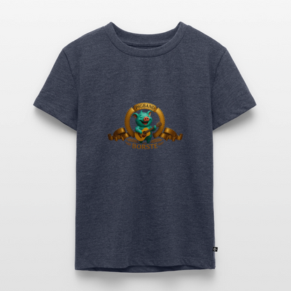 Kinder Premium T-Shirt - Jeansblau 