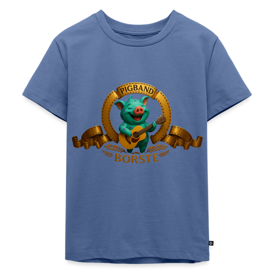 Kinder Premium Pulli - Taubenblau