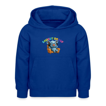 Kinder Hoodie - Royalblau