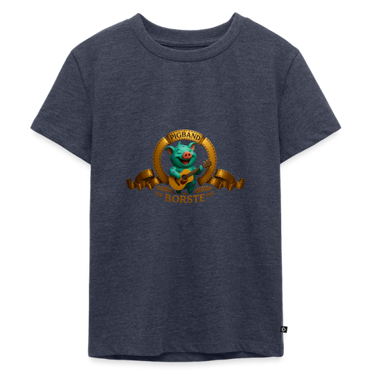 Kinder Premium T-Shirt - Jeansblau 