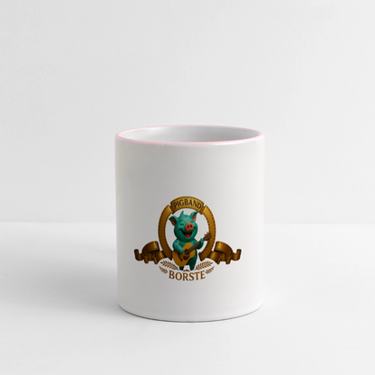 Tasse - Weiß/Pink