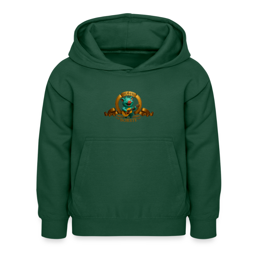 Kinder Hoodie - Flaschengrün