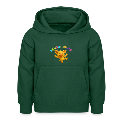 Kinder Hoodie - Flaschengrün