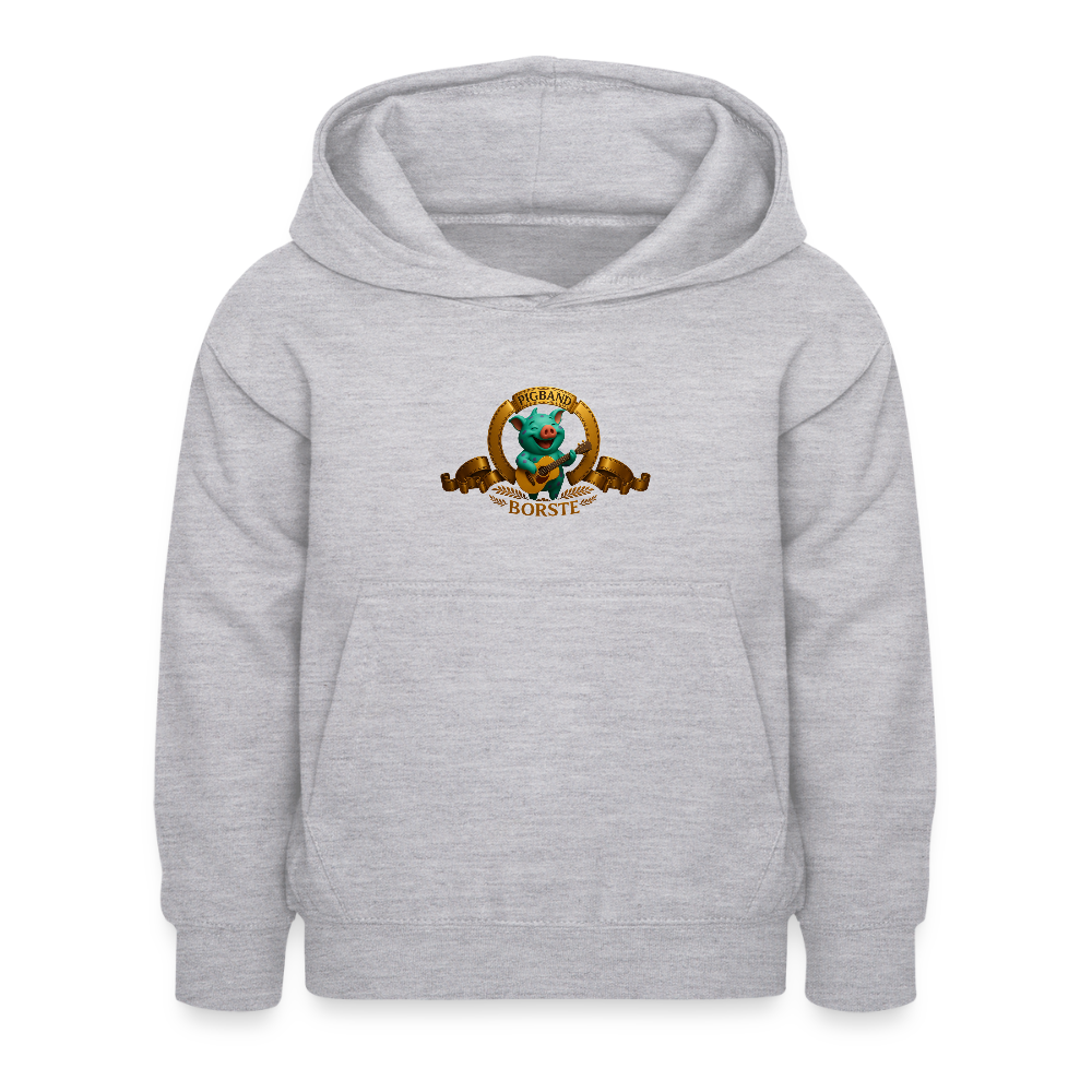 Kinder Hoodie - Hellgrau meliert