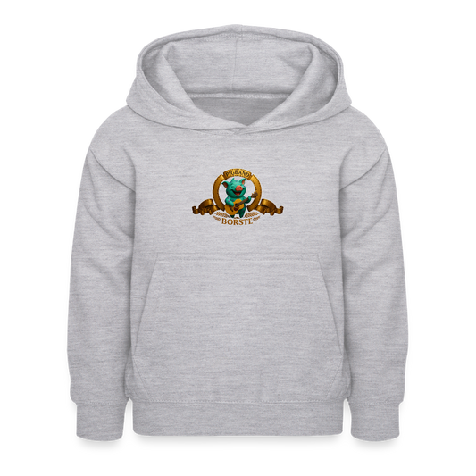Kinder Hoodie - Hellgrau meliert