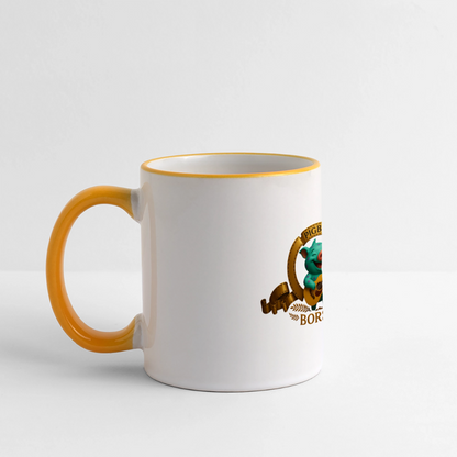 Tasse - Weiß/Gelb