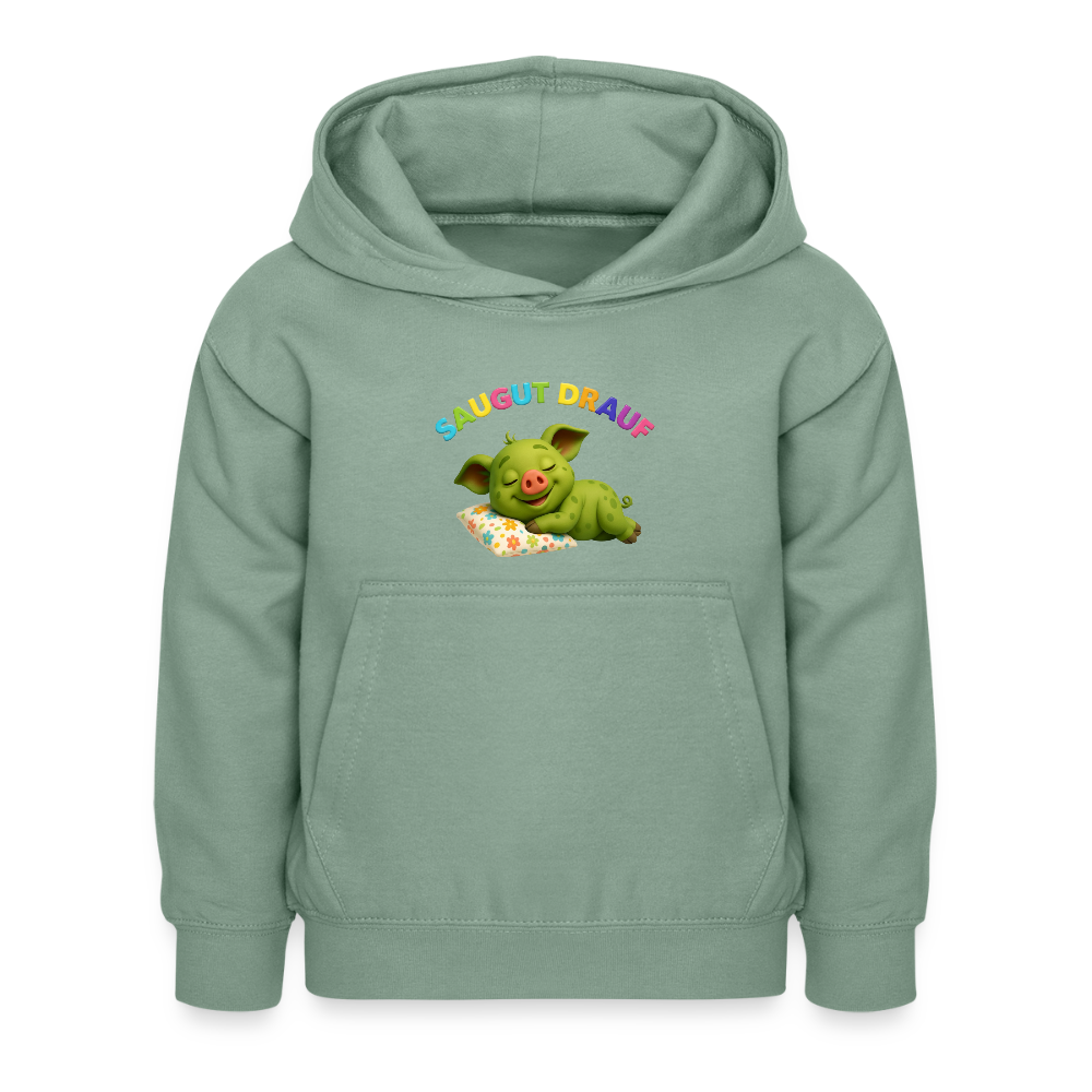 Kinder Hoodie - Graugrün