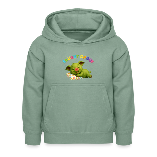 Kinder Hoodie - Graugrün