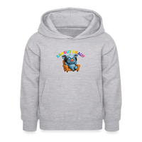 Kinder Hoodie - Hellgrau meliert