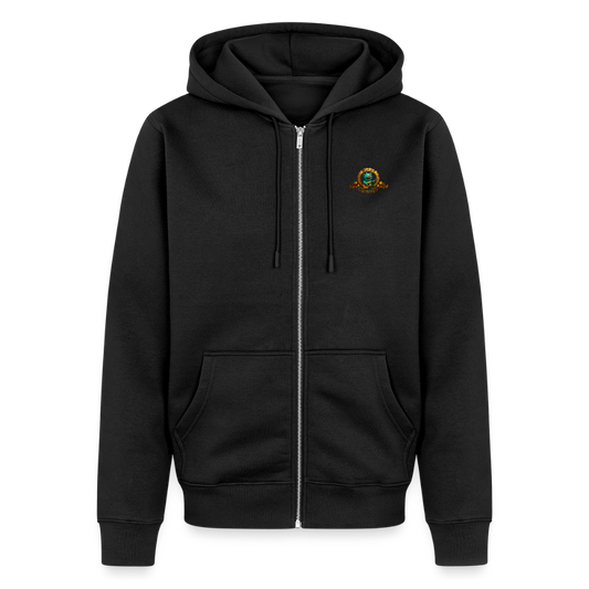 Männer Premium Kapuzenjacke - Schwarz