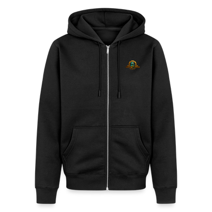 Männer Premium Kapuzenjacke - Schwarz