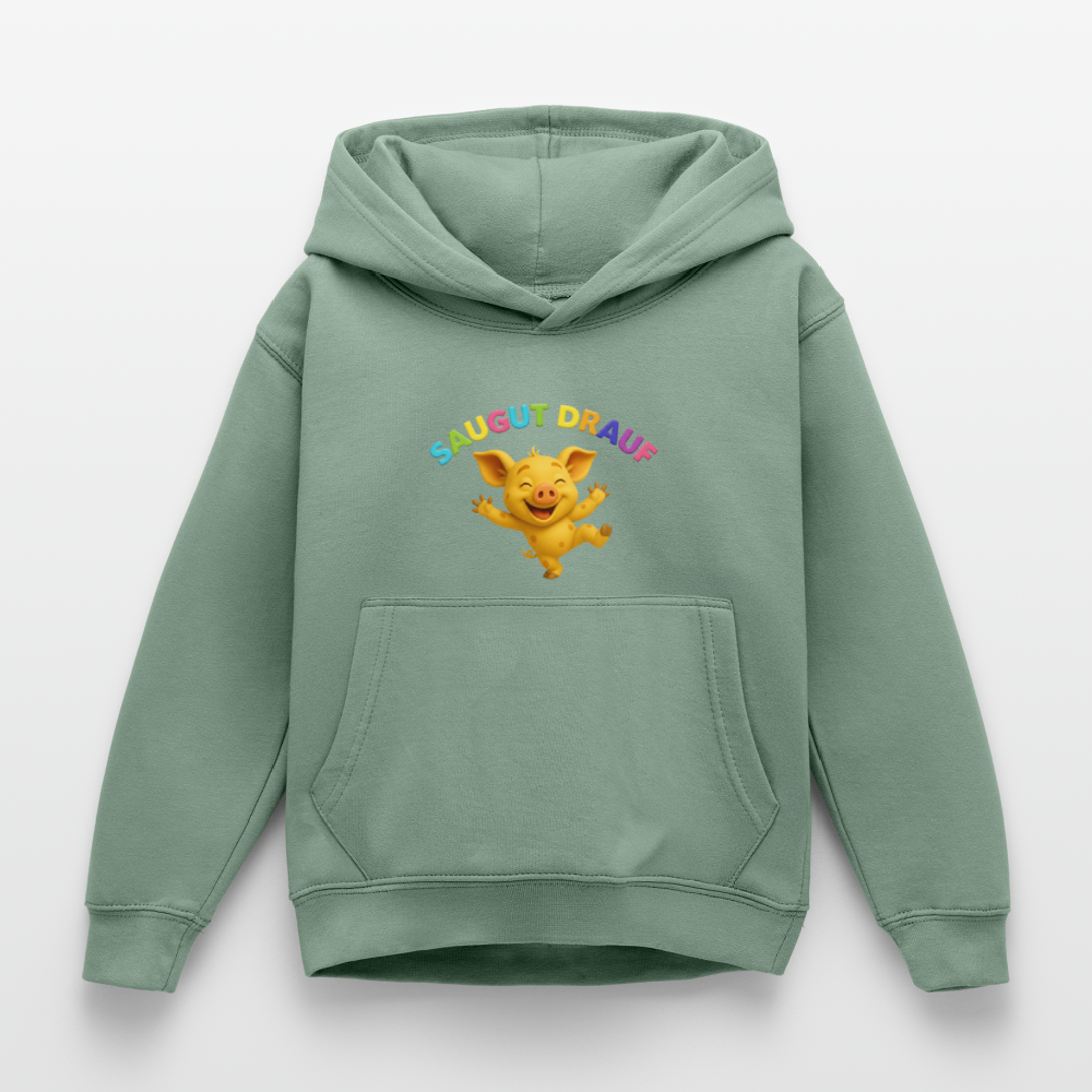 Kinder Hoodie - Graugrün