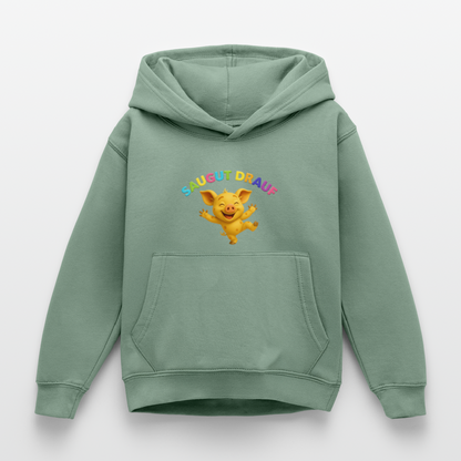 Kinder Hoodie - Graugrün