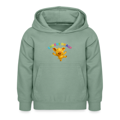Kinder Hoodie - Graugrün