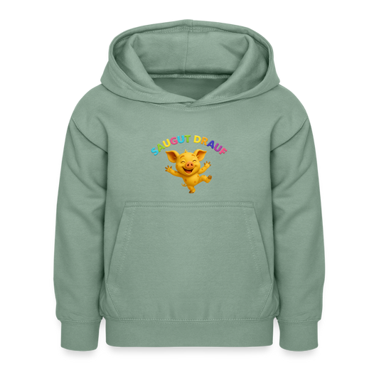 Kinder Hoodie - Graugrün