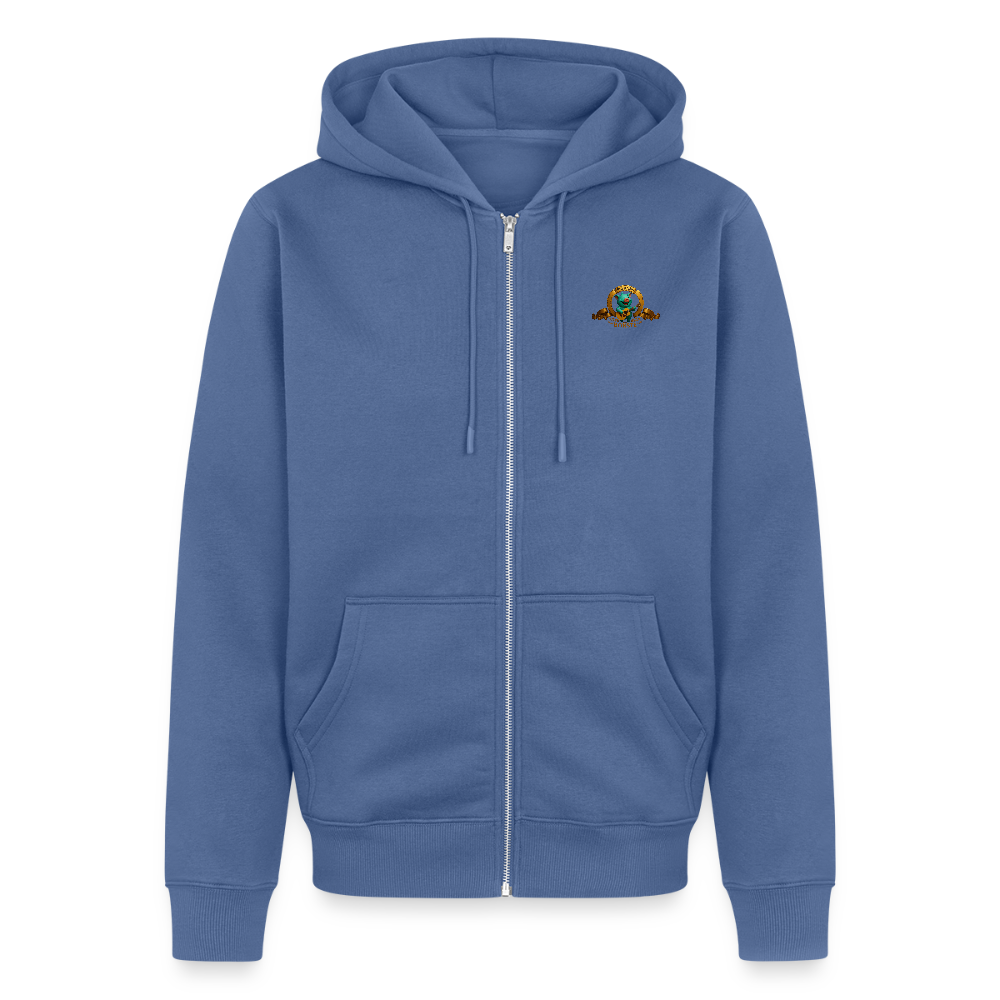 Männer Premium Kapuzenjacke - Taubenblau