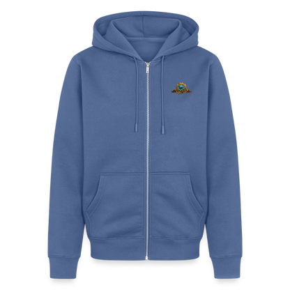 Männer Premium Kapuzenjacke - Taubenblau